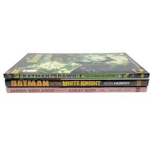 Hardcover Graphic Novel Lot Batman Spawn Curse of White Knight Harley Quinn New